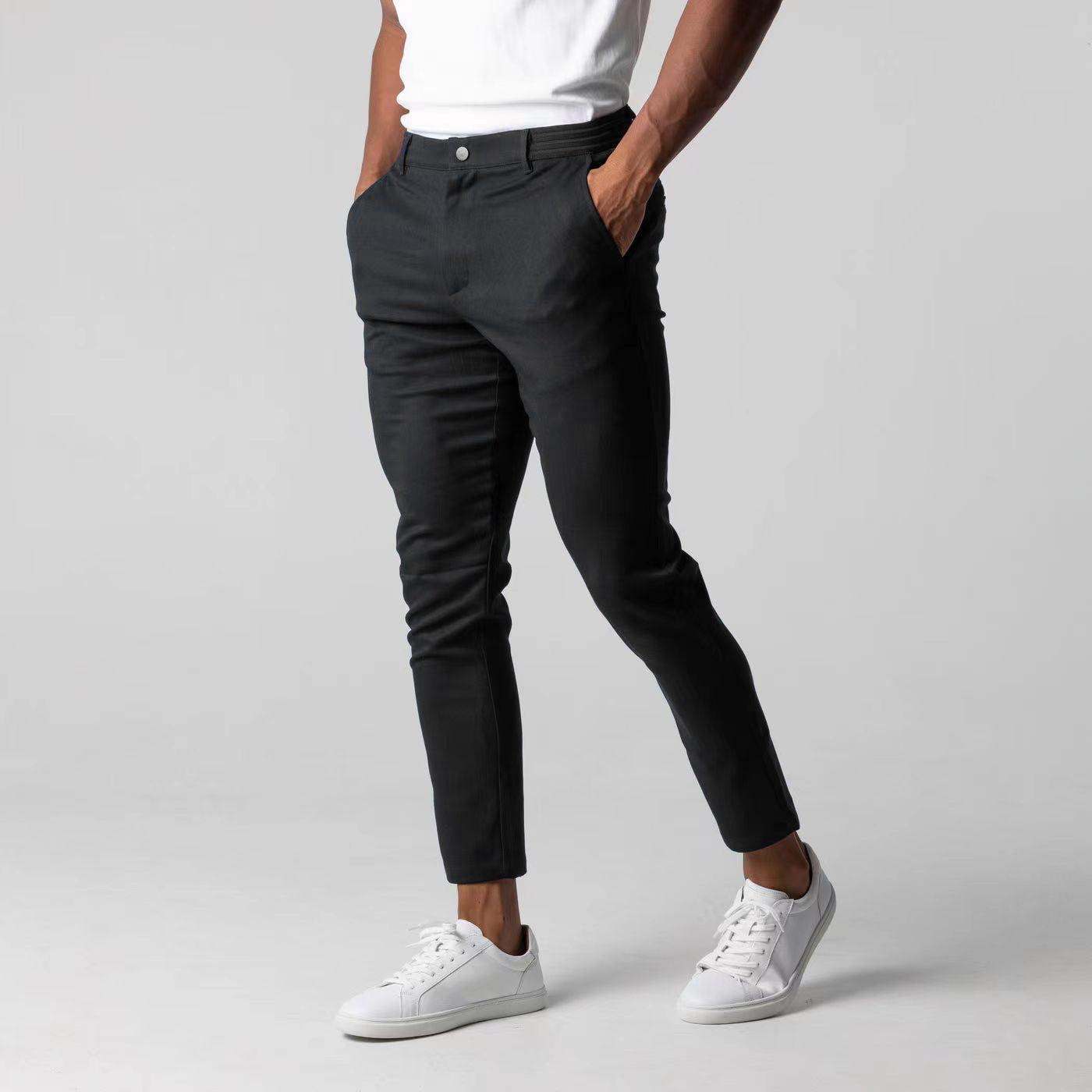 Men's Japanese Style Youth Business All-match Cotton Trousers