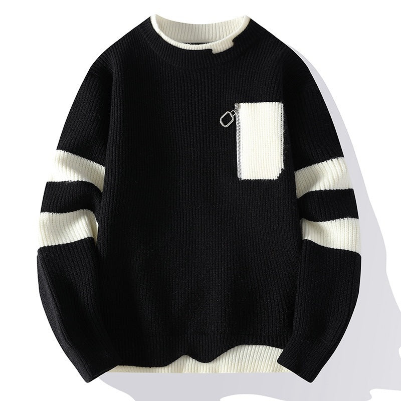 Autumn And Winter Casual Sweater Boys Knitted Bottoming Shirt