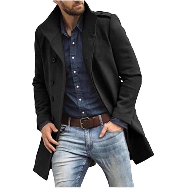 Men's Autumn And Winter Thickened Coat