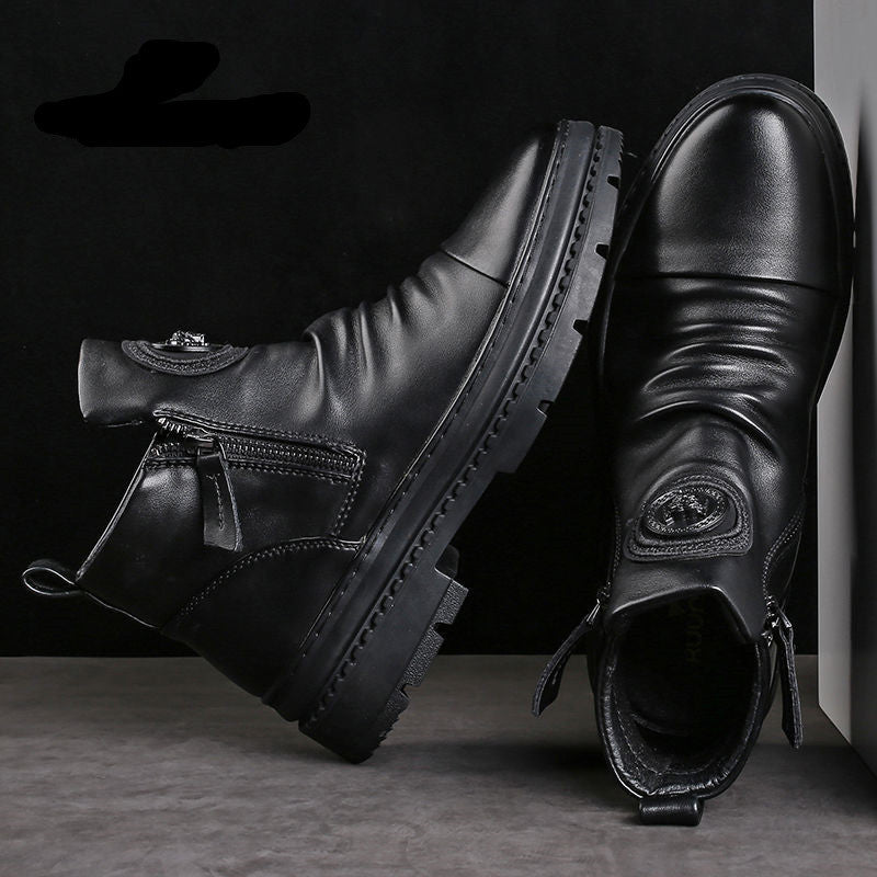 Men's All-match High-top With Velvet Tactical Military Boots