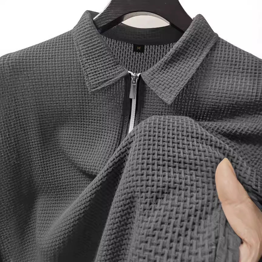 Nylon High Elastic Breathability Men's Casual T-shirt