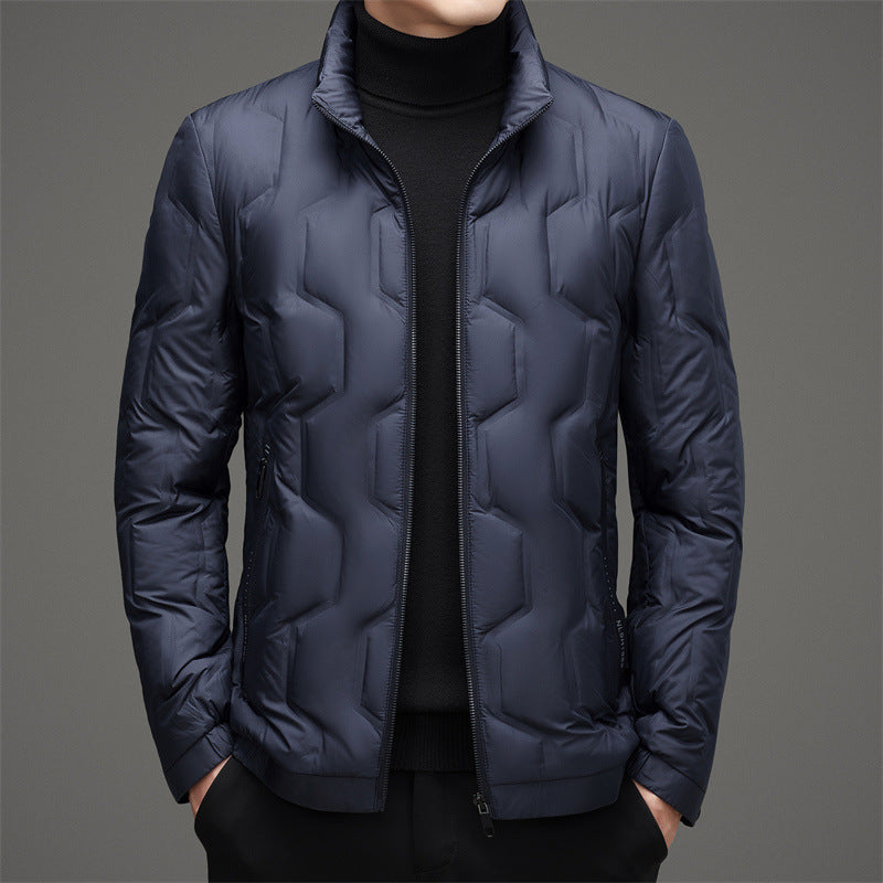 Winter Thin Stand-up Collar Down Jacket