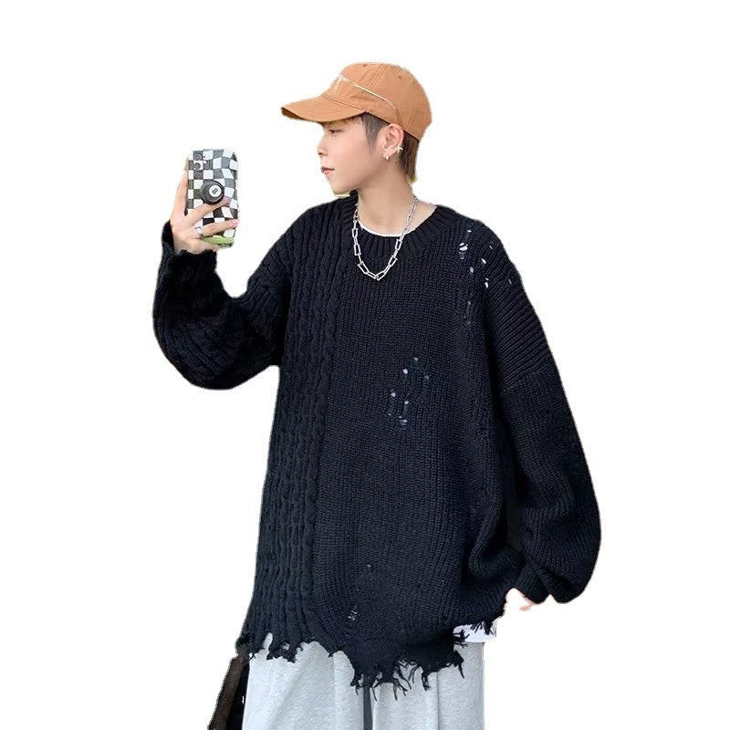 American Street Dark Pure Sweater For Men