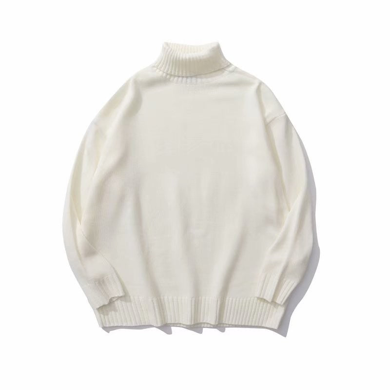 Simple Versatile Couple Turtleneck Sweater