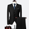Men's Three-piece British Slim-fitting Wedding Dress Multicolor suit