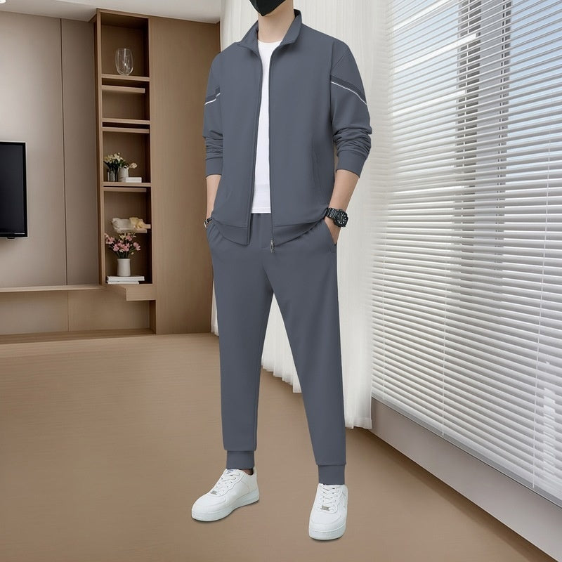 Solid Color Casual Suit Men's Spring And Autumn