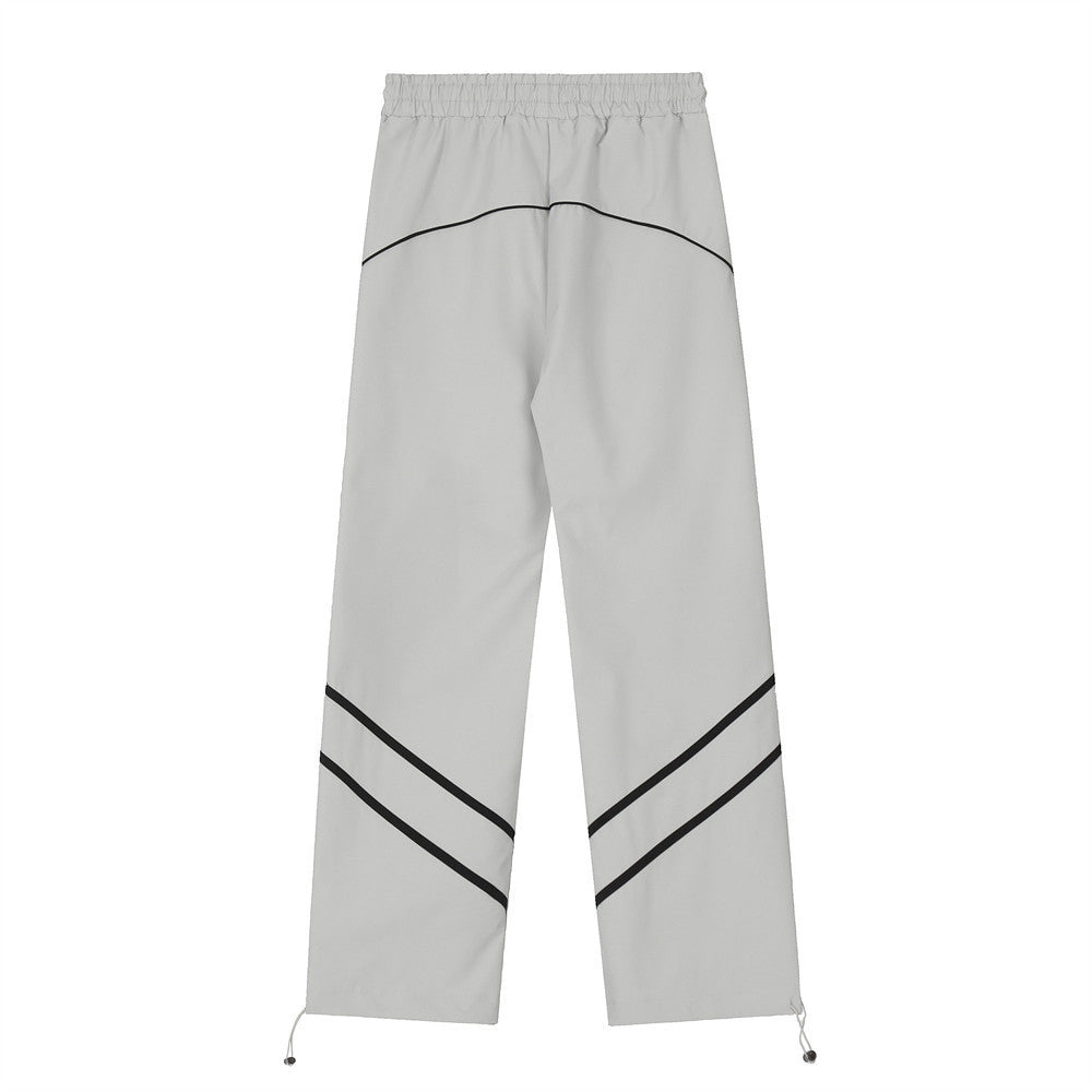 Straight Leisure Men Trousers