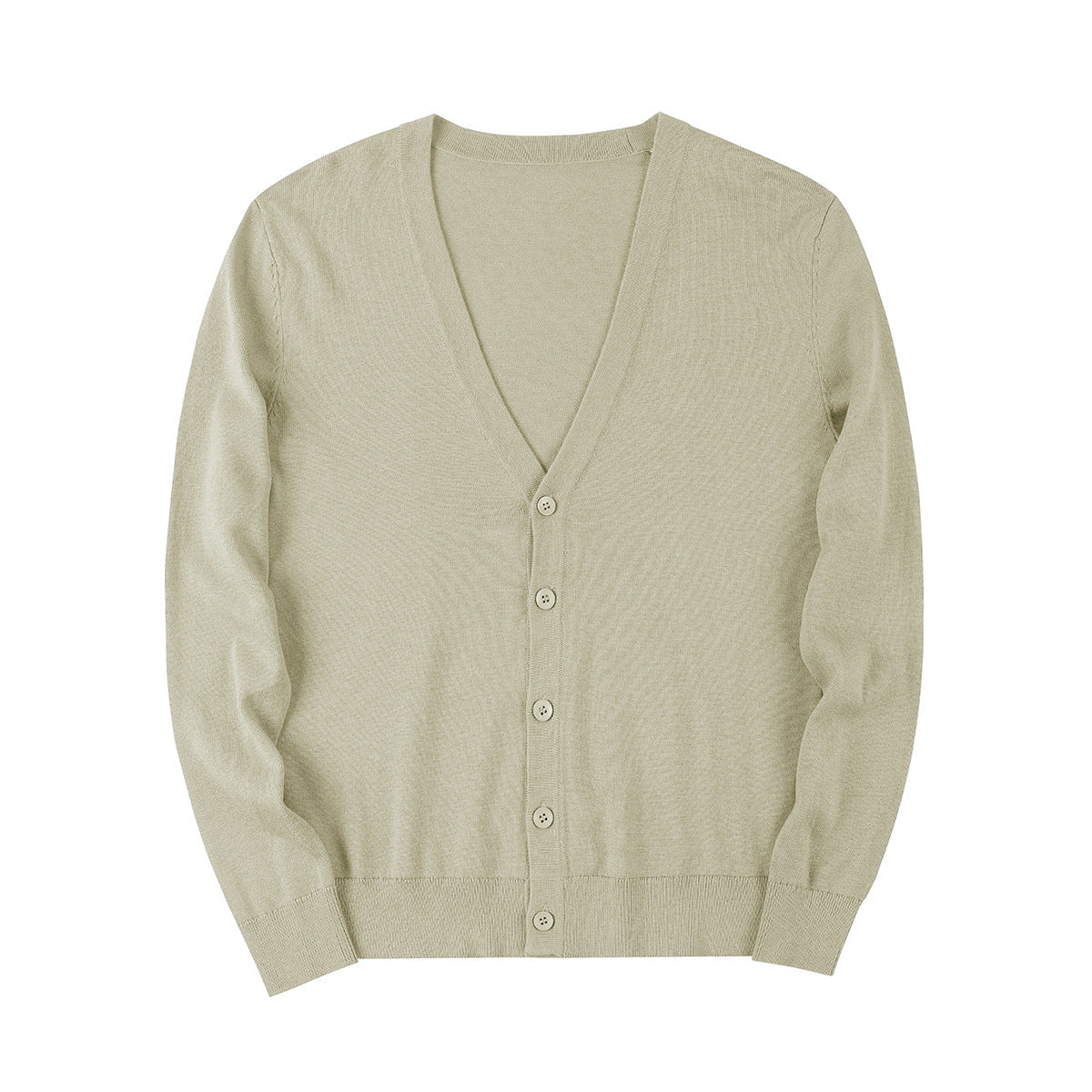 V-neck Solid Color Sweater For Men