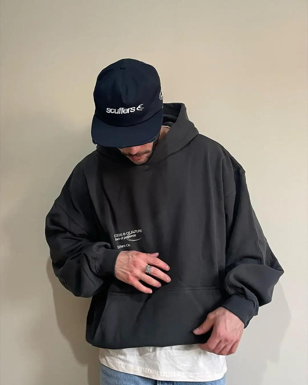 Men's Fashion Letters And Graphics hoodie