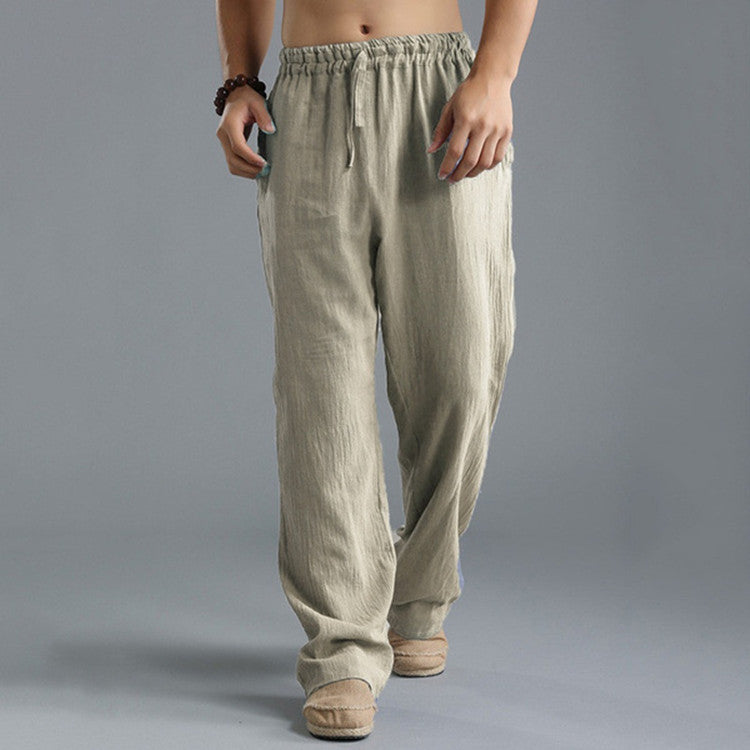 Men's Breathable Linen Loose Casual Pants