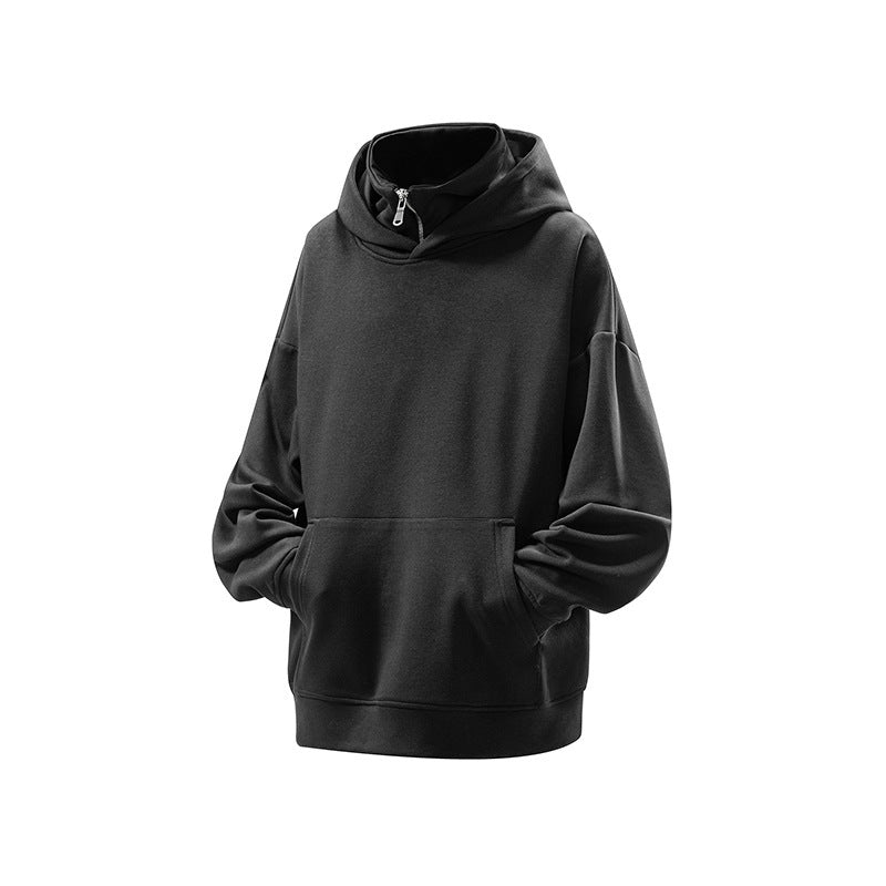 Men's Women's Hoodie Cotton Baggy Coat