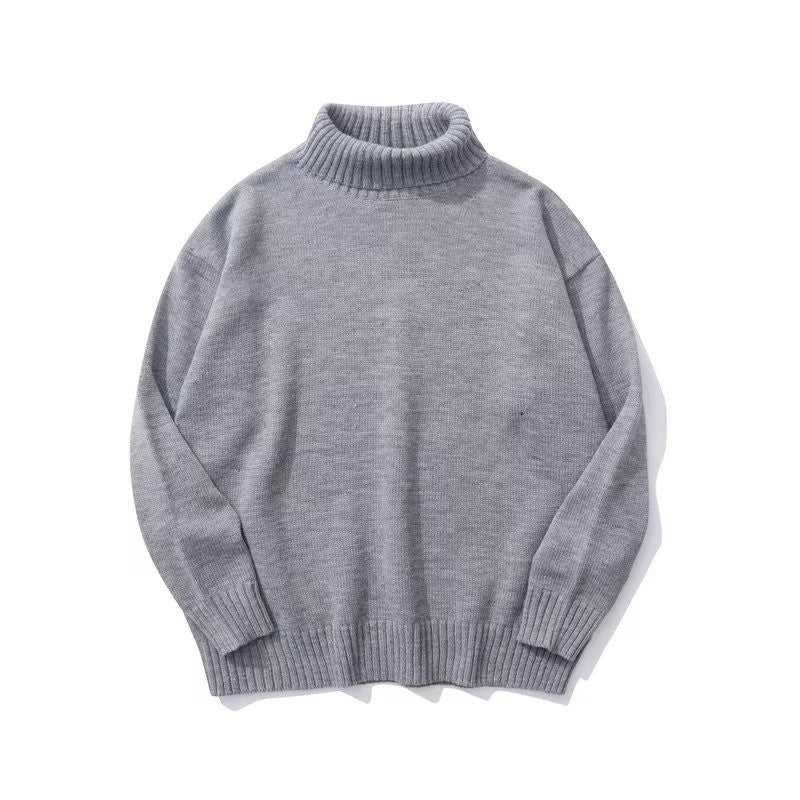 Simple Versatile Couple Turtleneck Sweater