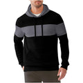 Men's Hooded Long-sleeved Sweater