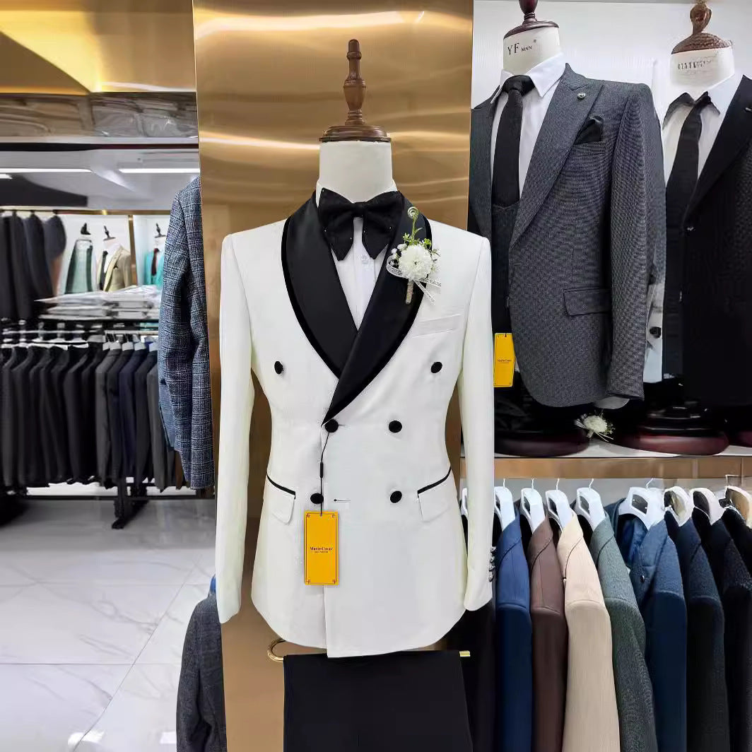 Handsome Man Series Wedding Casual Host Suit 2-piece suit Set