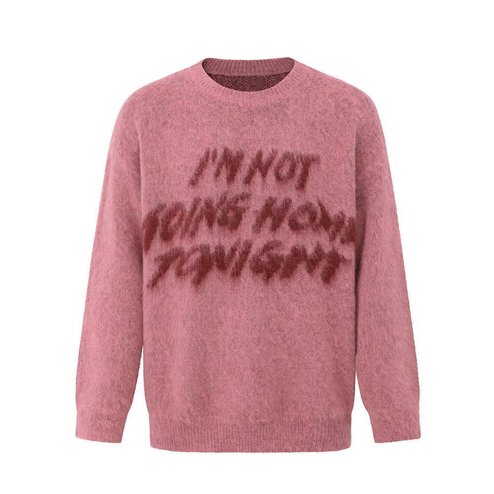 Pullover Crew Neck Sweater Men