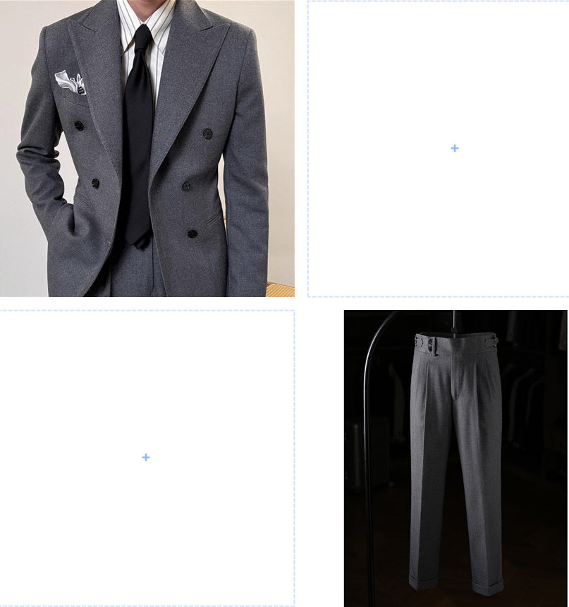 Spring Italian Double Breasted Suit