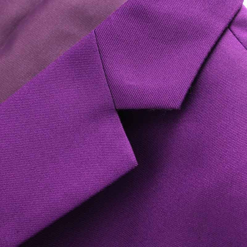 Men's Three-piece Evening Dress Banquet Wedding Korean Style Solid Color Suit