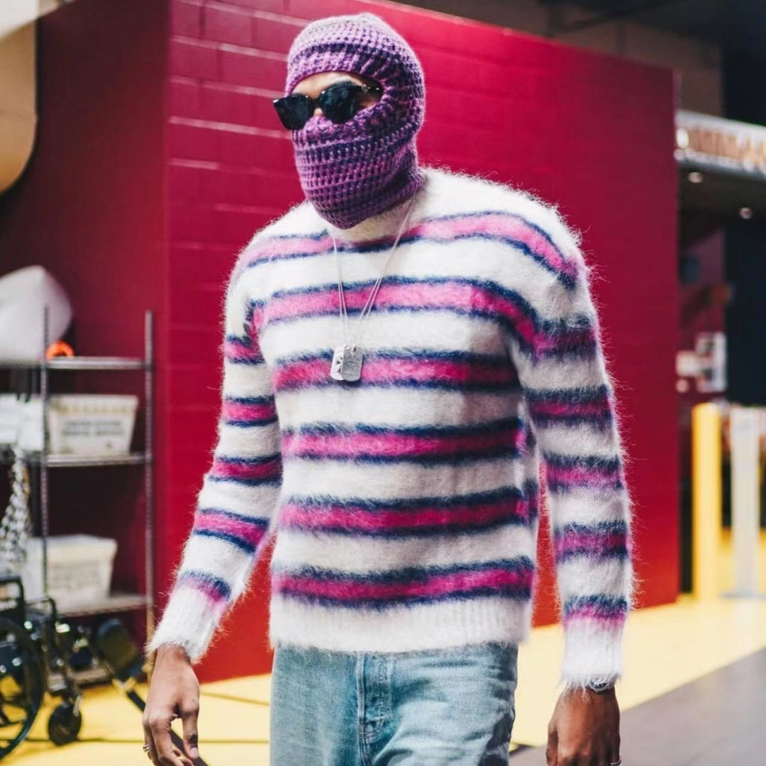 High Street American Style Loose Striped Sweater