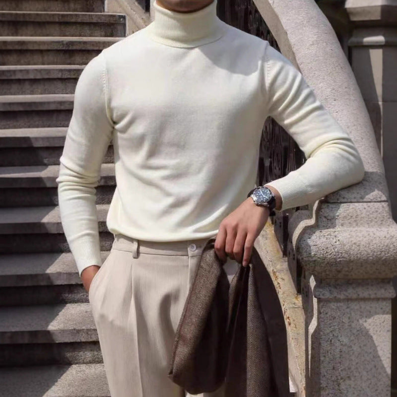 Autumn And Winter Turtleneck Cotton Sweater