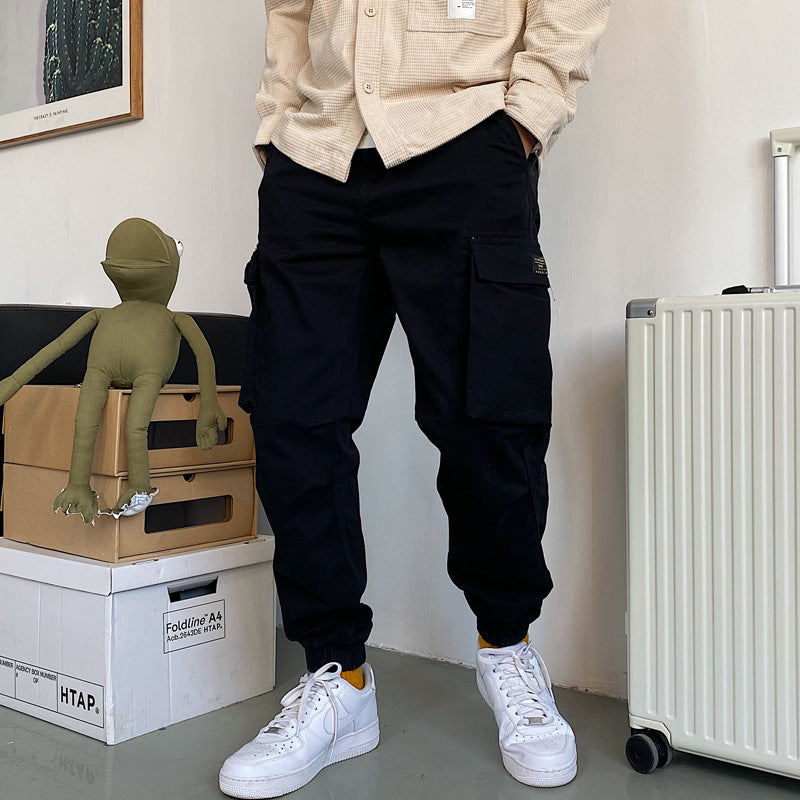 Men's Casual Cotton Multi-pocket Workwear Pants