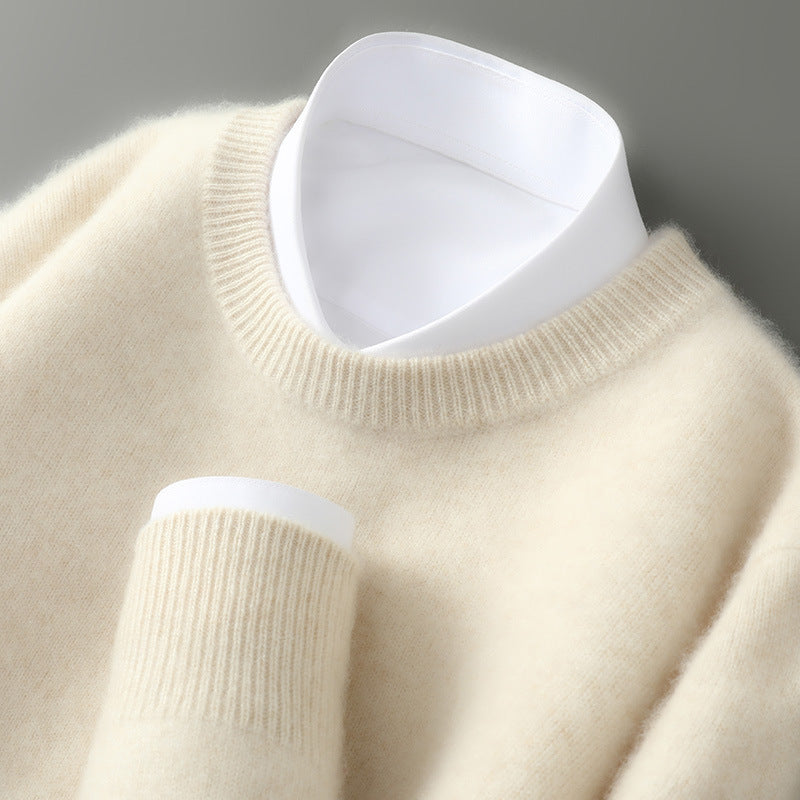 Men's Half-high Collar Thickened Loose Pullover sweater