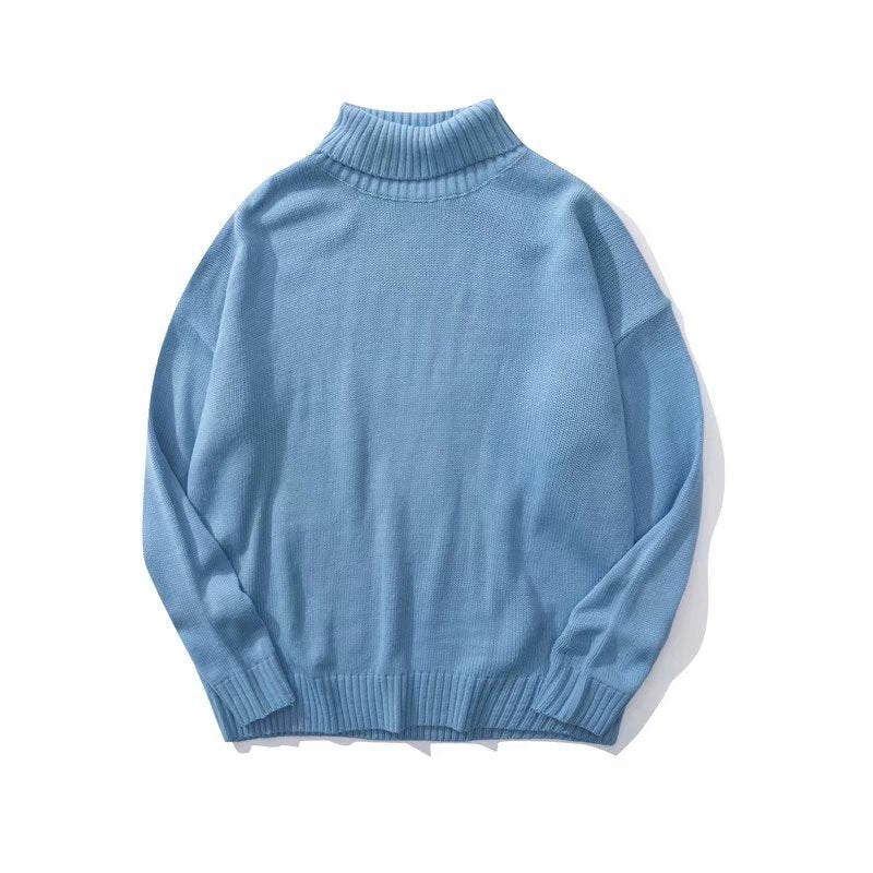 Simple Versatile Couple Turtleneck Sweater