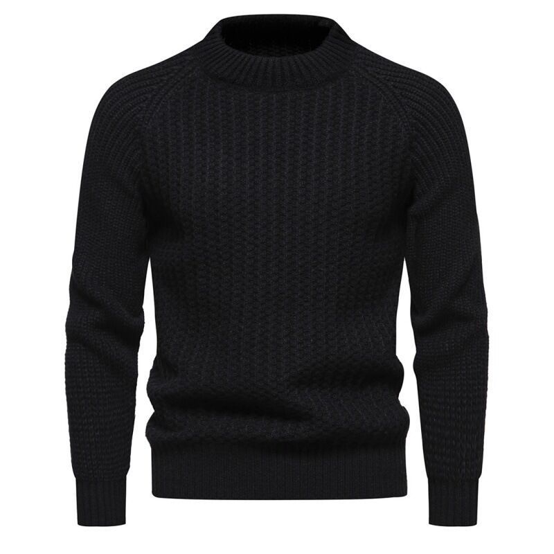 European Size Pure Color All-matching Youth Sweater