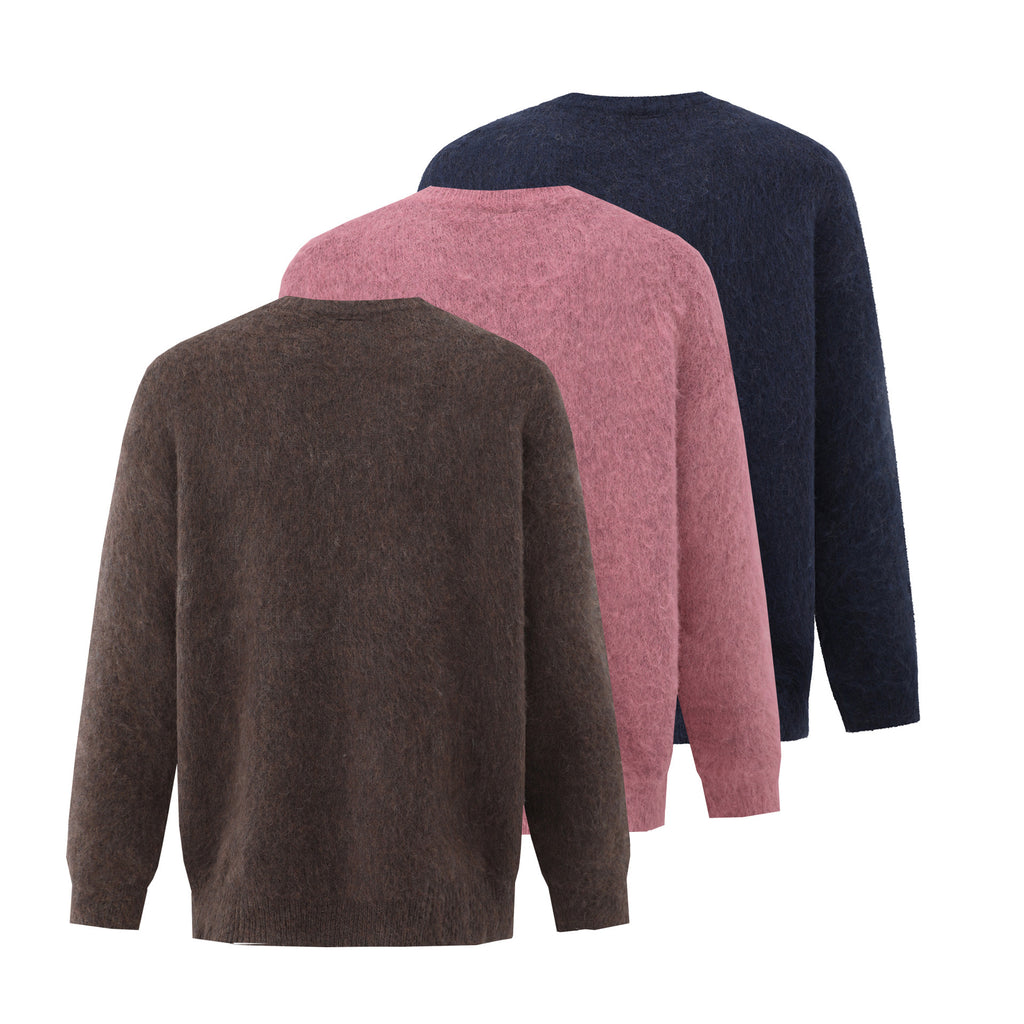Pullover Crew Neck Sweater Men
