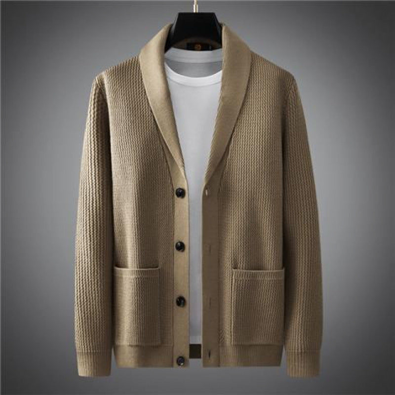 Casual Knitted Coat Men's Comfortable Fashion Slim Fit sweater