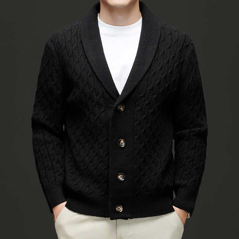 Men's Knitwear Cardigan Casual Coat Sweater