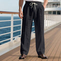 Loose Breathable Linen Leisure Men's Beach Pants