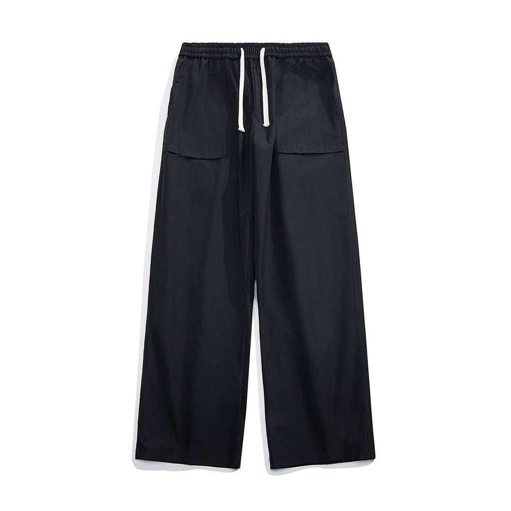 Sports Baggy Straight Trousers Men