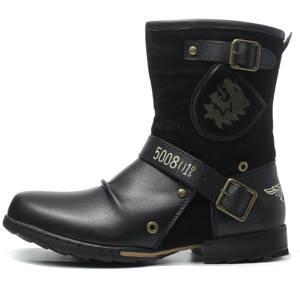 Mid-High Tube Men's Cowboy Boot