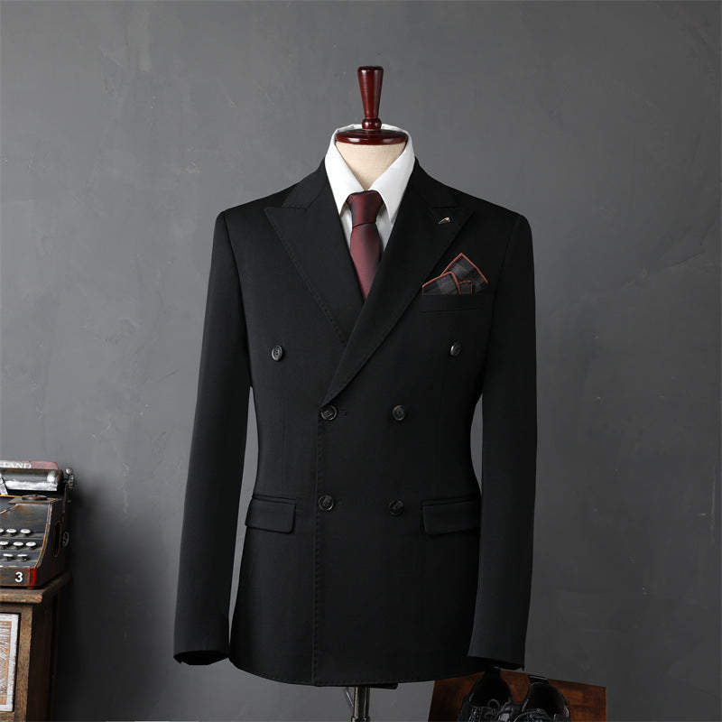 Men's Double Breasted Business Suit