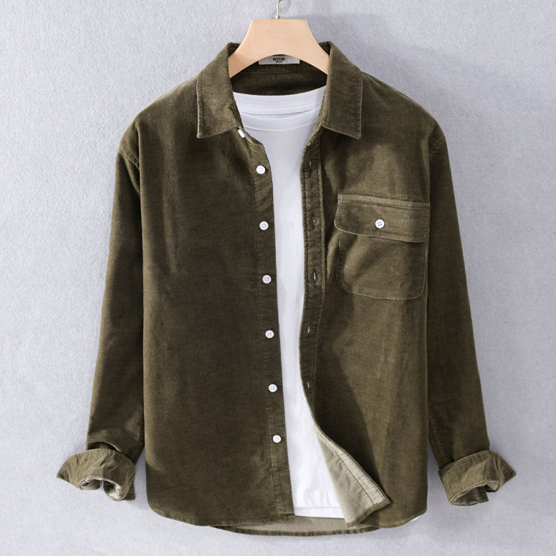 Loose Long-sleeved Shirt For Men