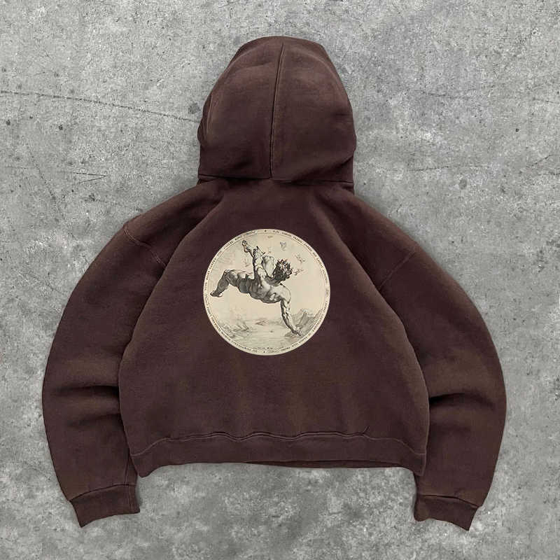 Retro Street Loose Couple Hooded Sweater