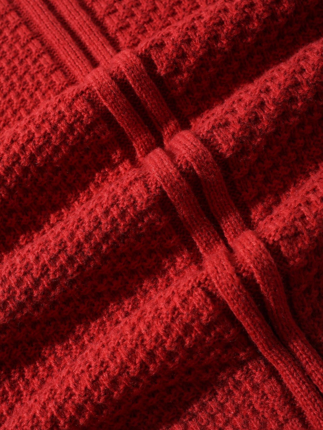 Men's Solid Color Long Sleeve Round Neck Sweater