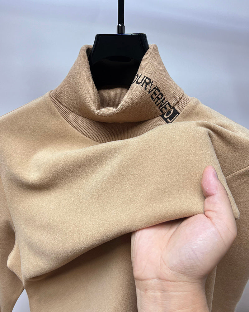 Double-sided Dralon High Lapel Underwear sweatshirt