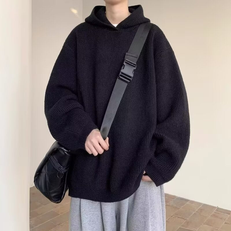 Men's Autumn And Winter Loose Sweater Knitwear Coat