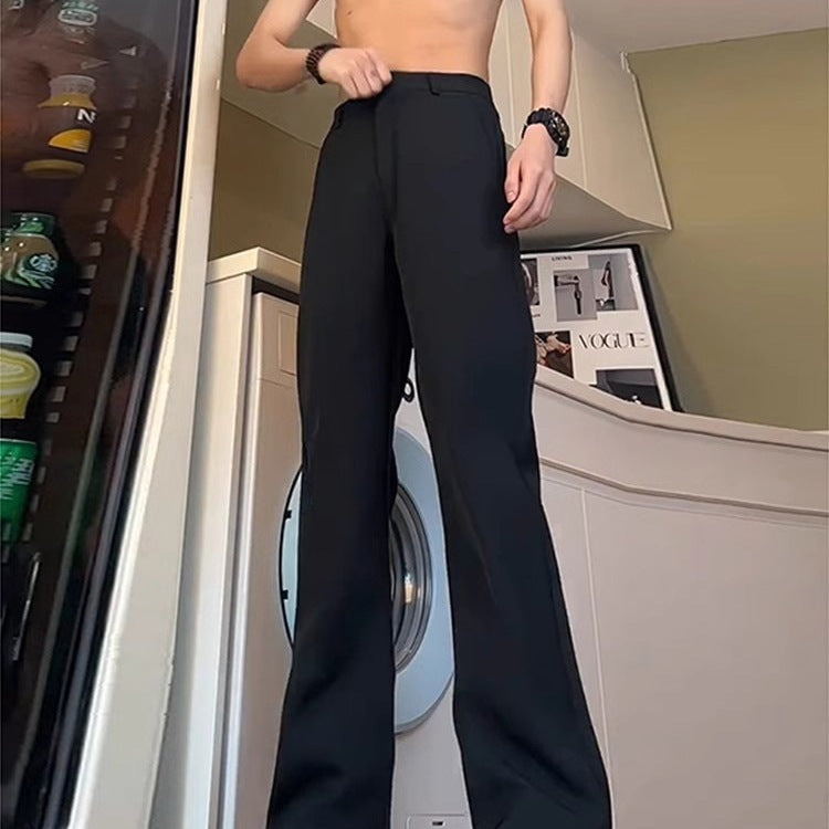 High-grade Black Weila Anti-wrinkle Suit Pants