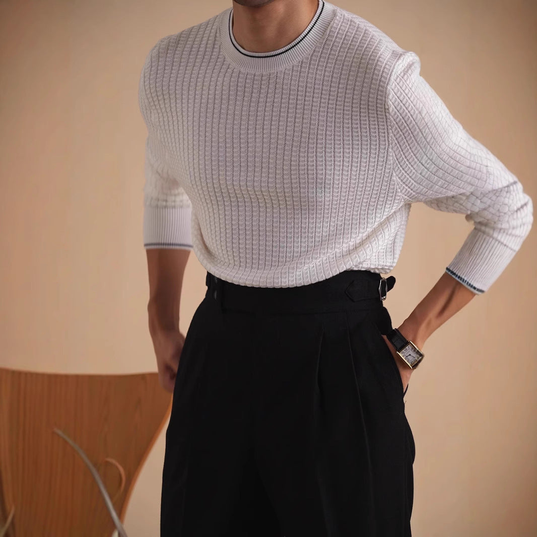 Autumn And Winter Men's Long-sleeved Business Casual sweatshirt