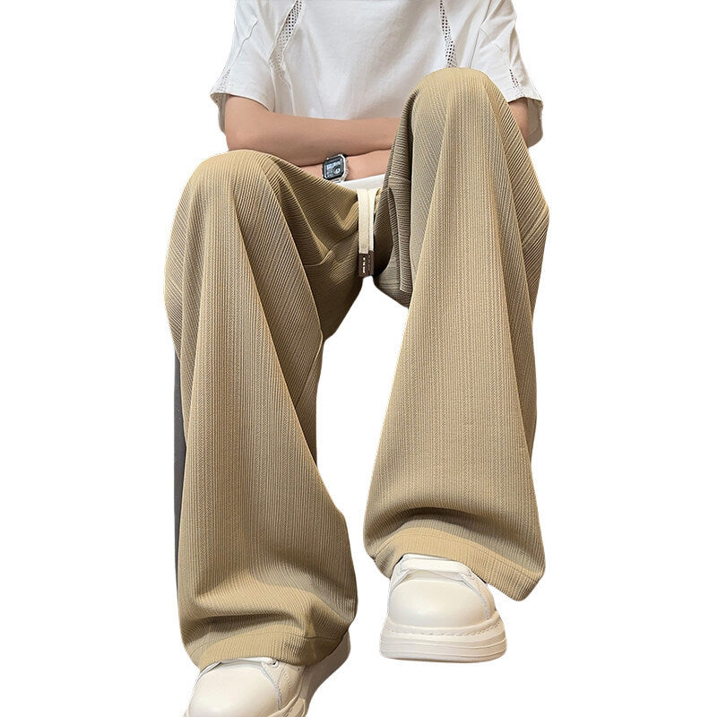 Men's Summer Versatile Loose Drooping Straight Casual Pants