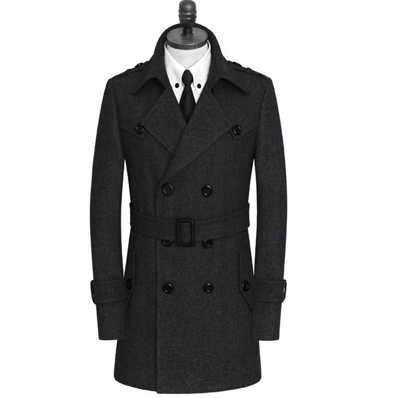 Young And Middle-aged Cashmere trench Coat
