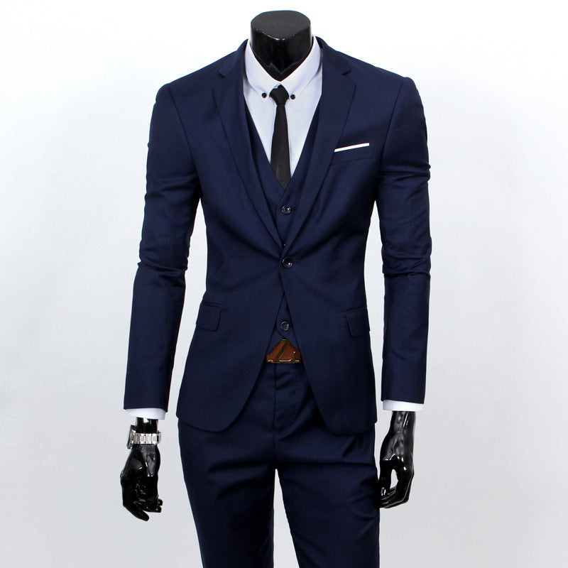 Three-piece Set Slim-fit Formal Wear suit