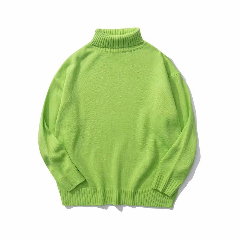 Simple Versatile Couple Turtleneck Sweater