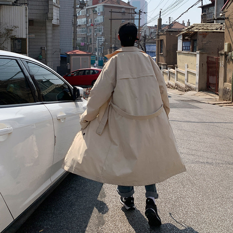 Men Over The Knee Long Coat Jacket