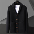 Lapel Button Cardigan Sweater
