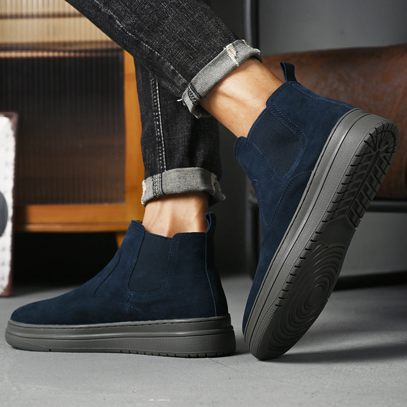 Men's Martin Boots Genuine Leather Mid-top boots