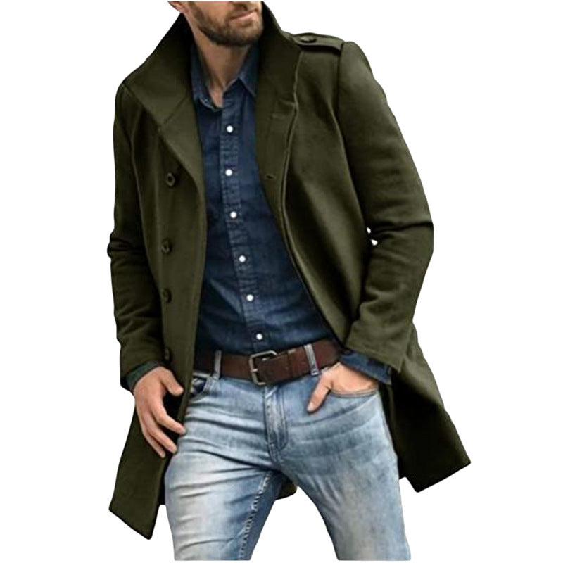 Men's Autumn And Winter Thickened Coat