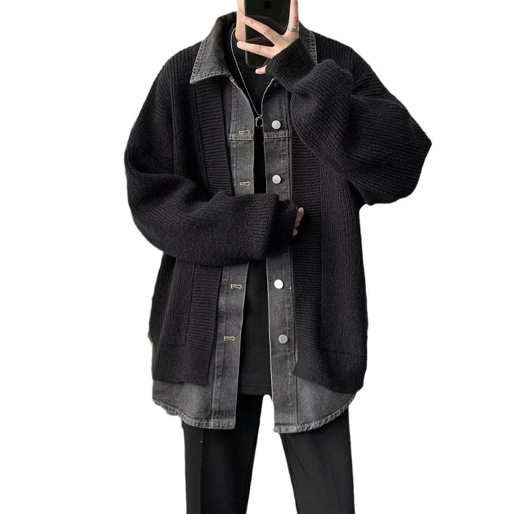 Men's Knitted Cardigan Coat